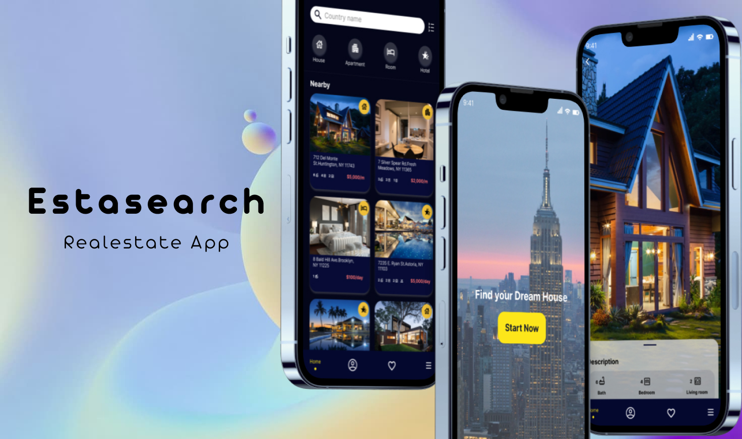 Product design for a real estate app